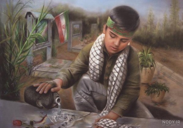  عکس شهید فهمیده نقاشی