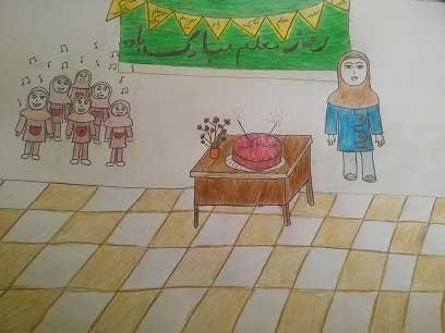 عکس روز معلم فانتزی و نقاشی