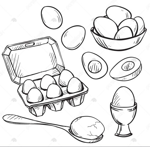 نقاشی روی تخم مرغ با ماژیک