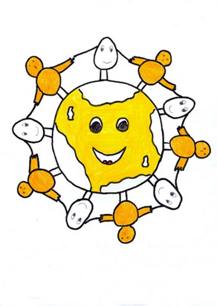 نقاشی روی تخم مرغ با ماژیک