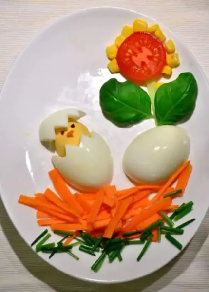 عکس تزیین تخم مرغ برای مدرسه