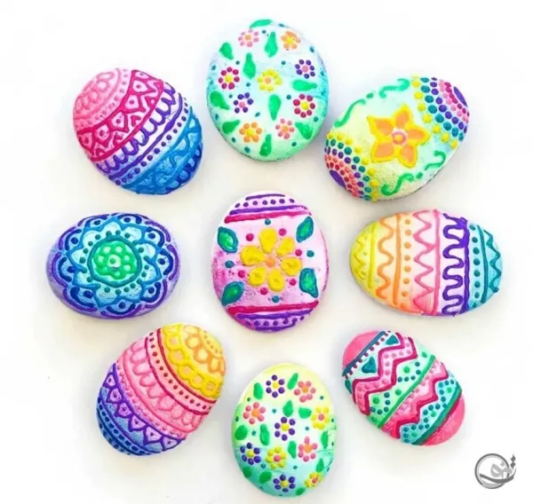  ایده تزیین تخم مرغ رنگی برای سفره هفت سین 1405