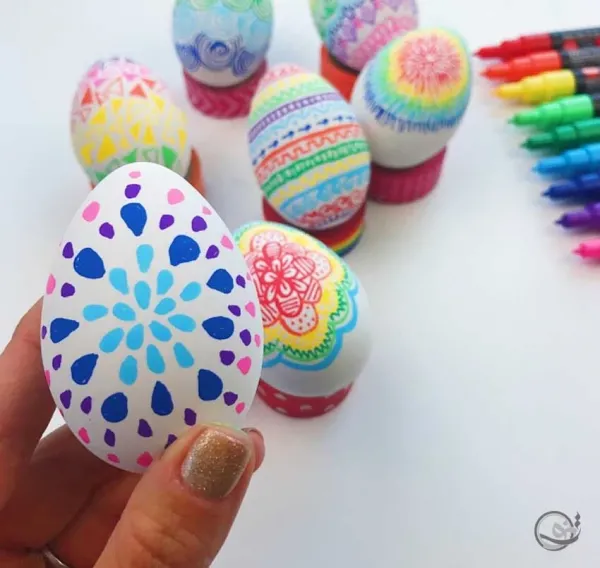  ایده تزیین تخم مرغ رنگی برای سفره هفت سین 1405