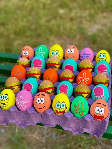  عکس تخم مرغ رنگی جدید