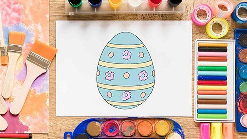 عکس تخم مرغ رنگی