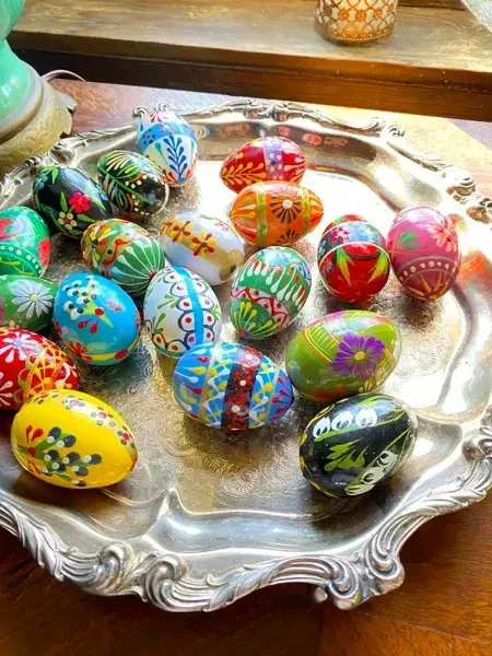  عکس تخم مرغ رنگی برای سفره هفت سین