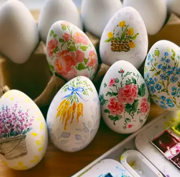  عکس تخم مرغ رنگی برای سفره هفت سین