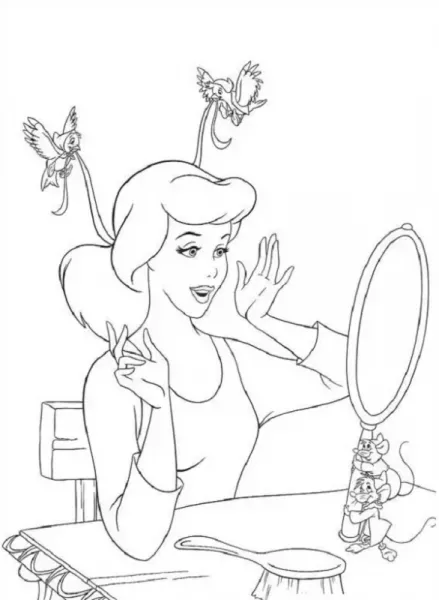 عکس نقاشی سیندرلا آسان