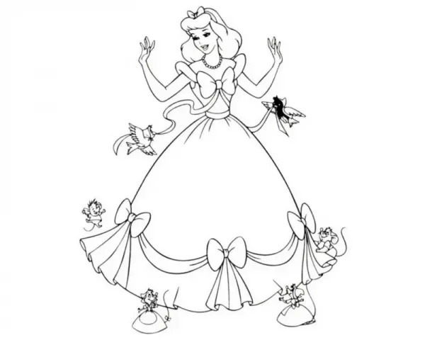  عکس نقاشی سیندرلا آسان