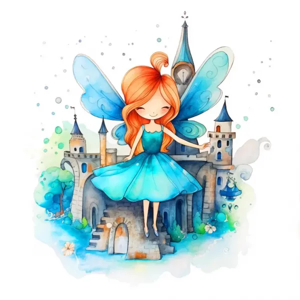  عکس نقاشی سیندرلا با رنگ