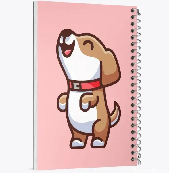  عکس نقاشی سگ آسان