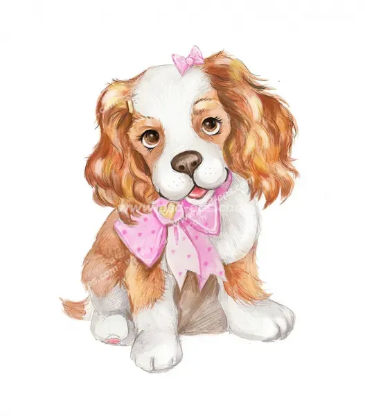  عکس نقاشی سگ آسان