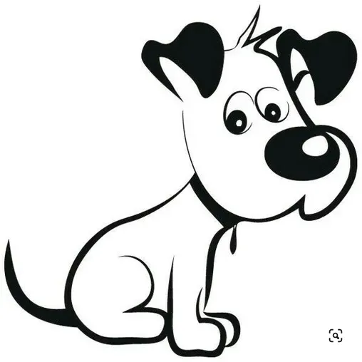  عکس نقاشی سگ پشمالو