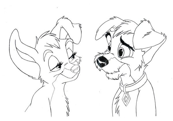 نقاشی سگ هاسکی آسان