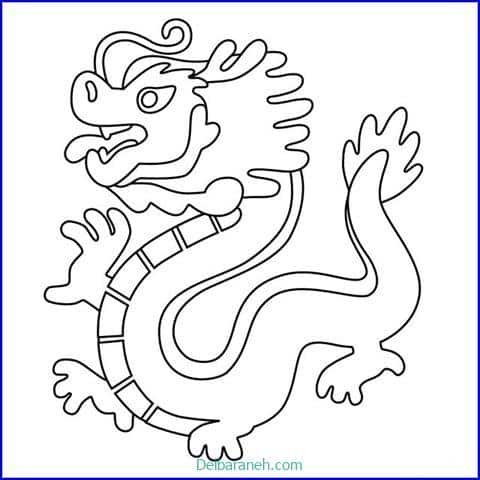 عکس نقاشی اژدهای آسان
