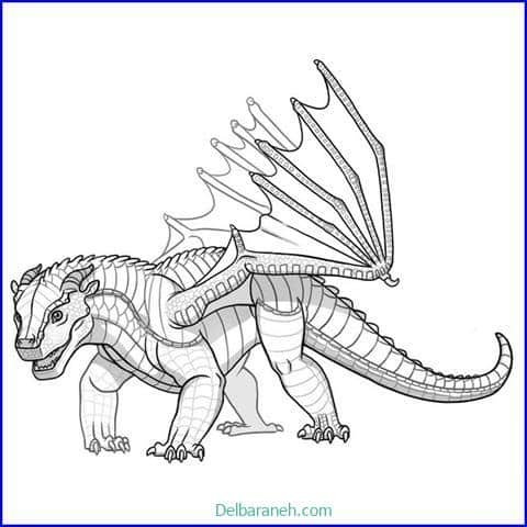  عکس نقاشی اژدهای آسان