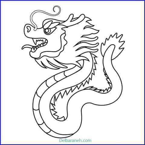 عکس نقاشی اژدهای آسان