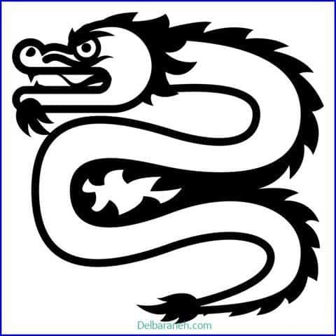  عکس نقاشی اژدهای آسان