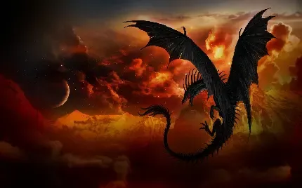  عکس نقاشی اژدها ترسناک