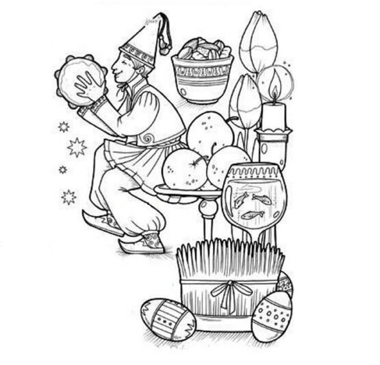  عکس نقاشی تحویل سال 1405