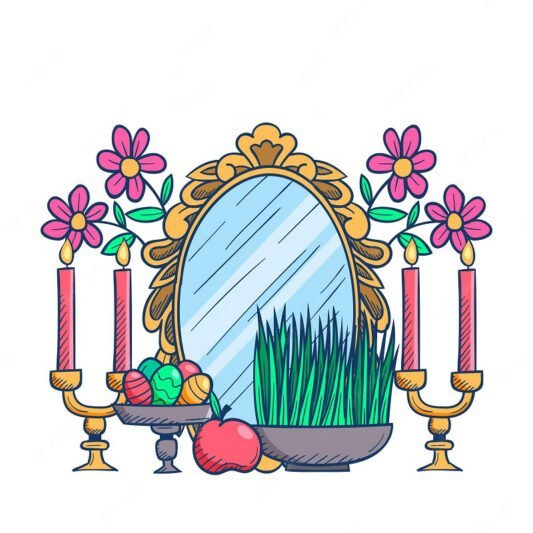  عکس نقاشی تحویل سال 1405