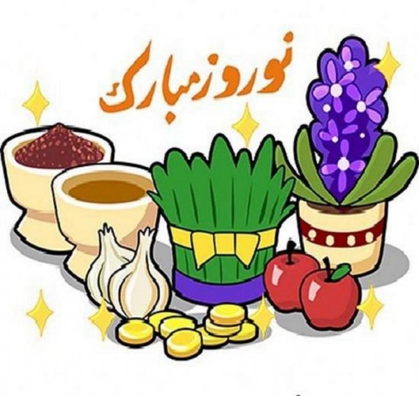  عکس نقاشی عید نوروز فانتزی 1405