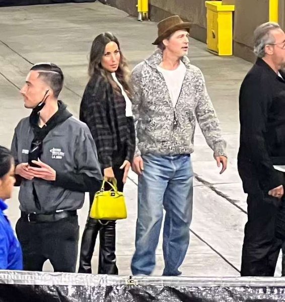  عکس برد پیت و همسر جدیدش