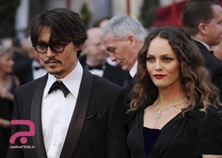  عکس جانی دپ و همسرش