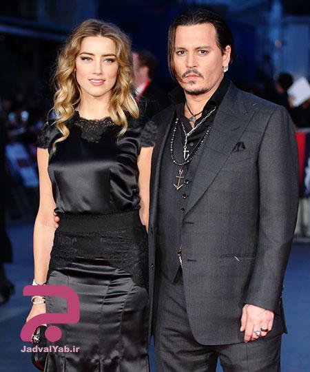  عکس جانی دپ و همسرش