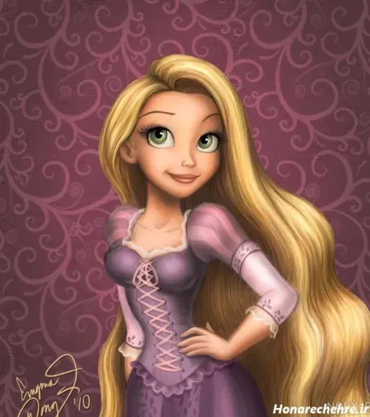  عکس انیمیشن راپونزل گیسو کمند