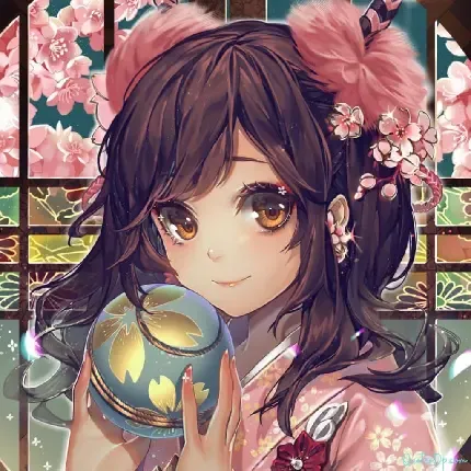 عکس دختر کارتونی رویایی