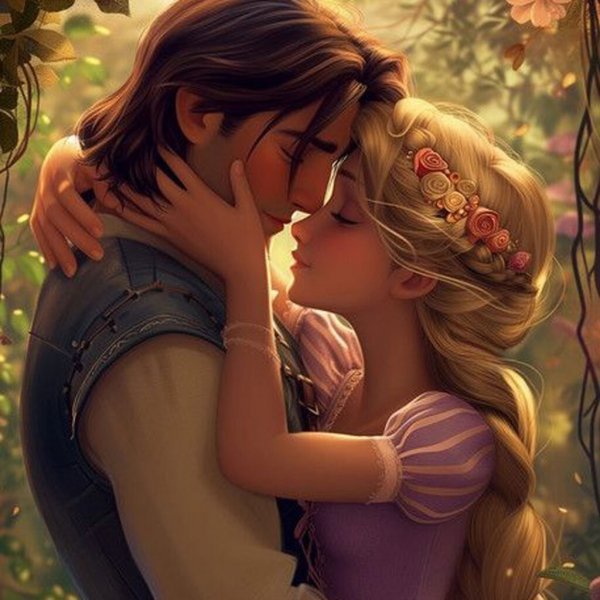  عکس راپونزل و یوجین عاشقانه