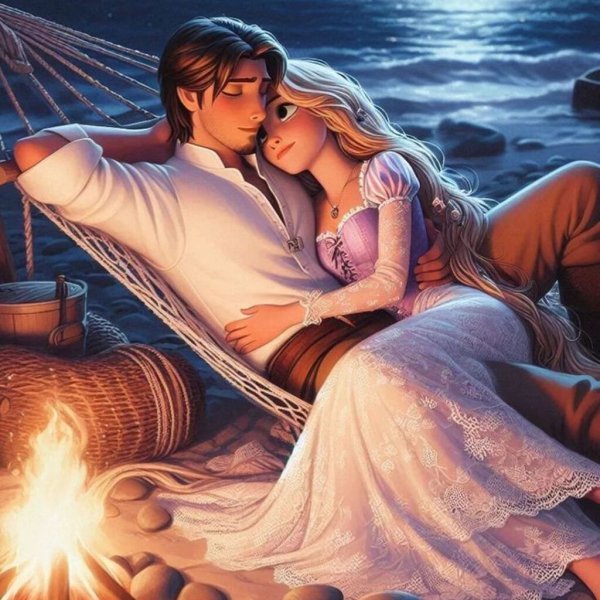  عکس راپونزل و یوجین عاشقانه