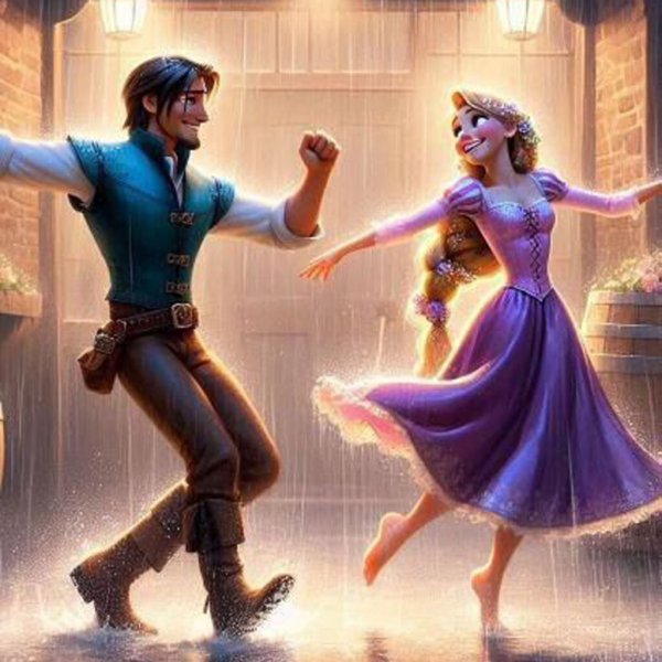  عکس راپونزل و یوجین عاشقانه