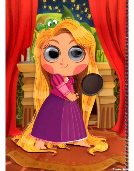  عکس گیسو کمند فانتزی