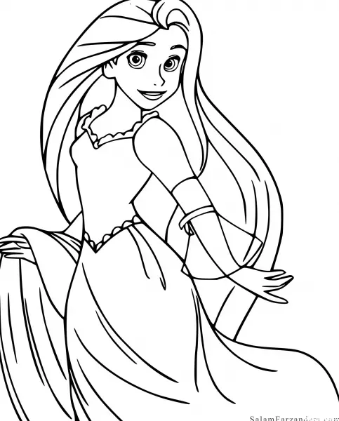  عکس گیسو کمند فانتزی