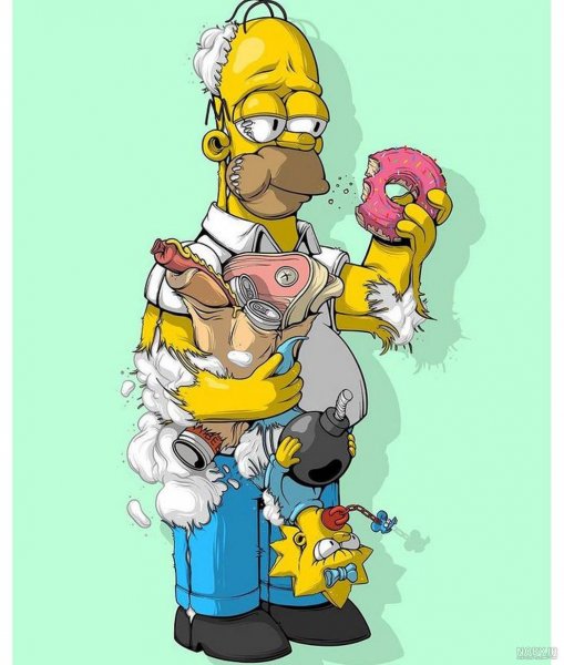  عکس سیمپسون ها برای نقاشی
