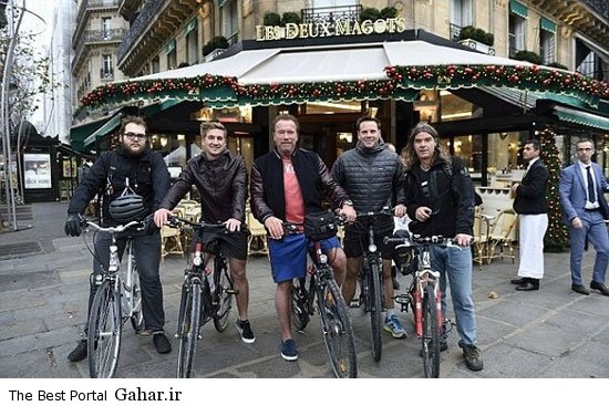 عکس ارنولد قبل از بدنسازی