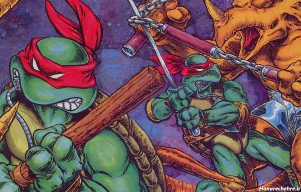  دانلود عکس های کارتون لاک پشت های نینجا