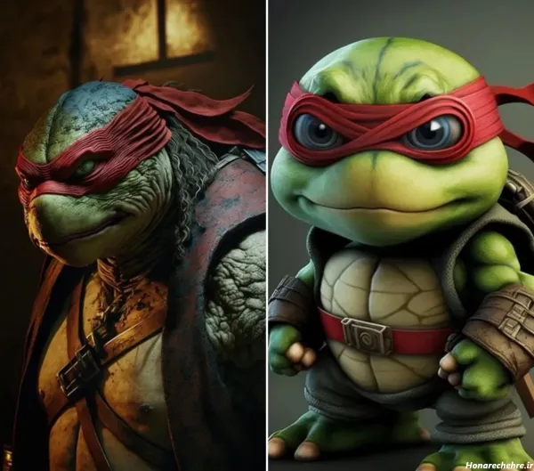  دانلود عکس های کارتون لاک پشت های نینجا