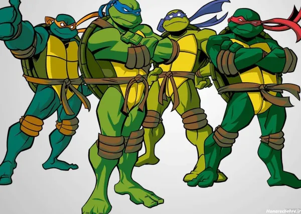  دانلود عکس های کارتون لاک پشت های نینجا