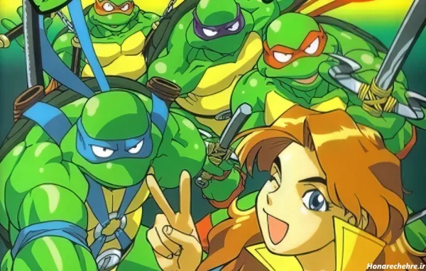  دانلود عکس های کارتون لاک پشت های نینجا