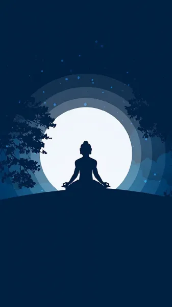  عکس مدیتیشن برای پروفایل