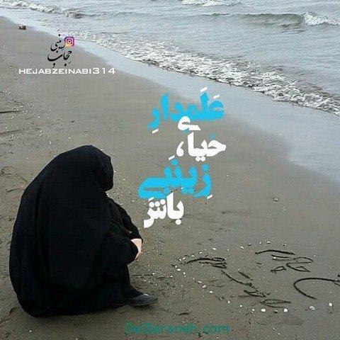  عکس نوشته روز عفاف و حجاب برای استوری