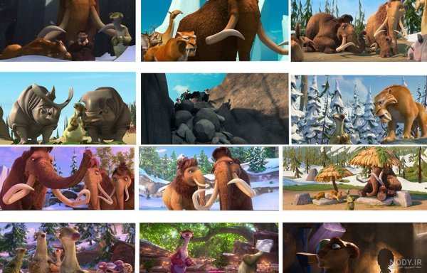  عکس سنجاب عصر یخبندان