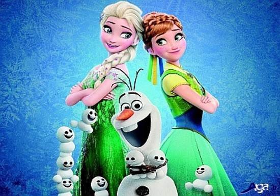  عکس السا و جک کارتون فروزن