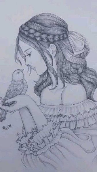  عکس دختر نقاشی