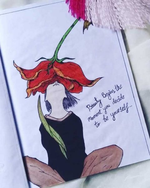  عکس دختر نقاشی