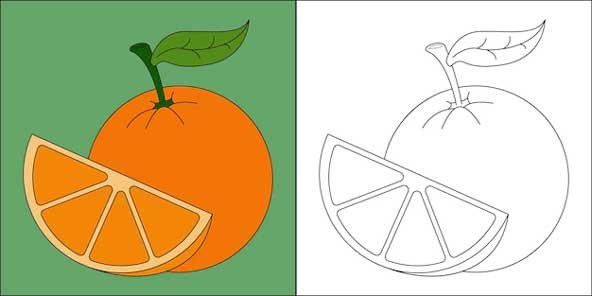  عکس نقاشی دختر ساده کودکانه