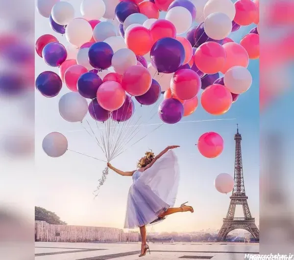  عکس بادکنک های رنگارنگ و کیوت